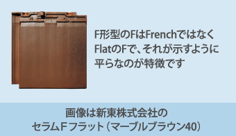 画像は新東株式会社のセラムFフラット(マーブルブラウン40)
