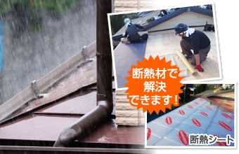立平葺きは音が伝わりやすい