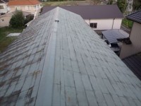 君津市 棟板金交換工事前