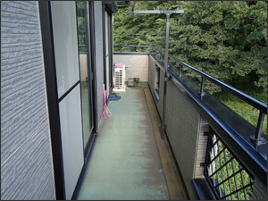 ベランダ施工前