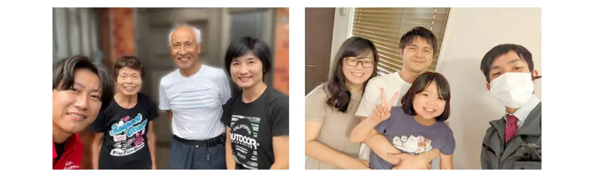 スタッフとお客様の写真