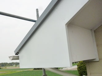 長生郡白子町　破風板板金巻き