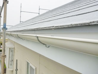 長生郡白子町　雨樋交換