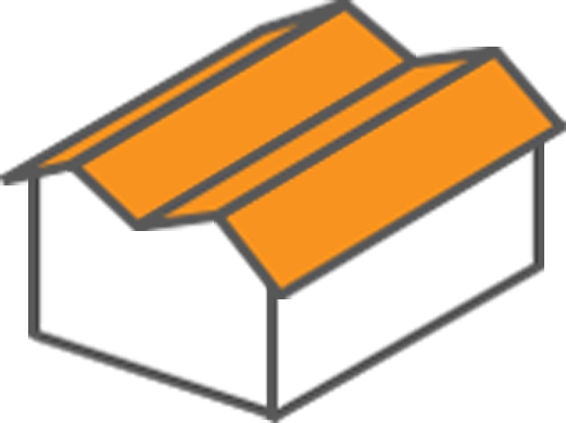 屋根の形状　M型屋根