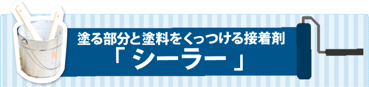 塗る部分と塗料をくっつける接着剤