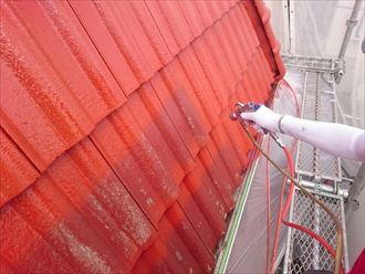 佐倉市 モニエル瓦の屋根塗装工事005_R