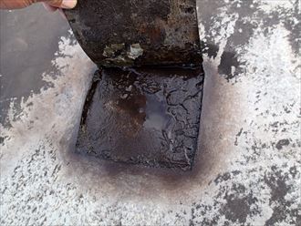 市原市の工場事務所ビルの屋上漏水調査(2)