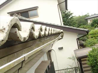 成田市 雨樋被害002_R