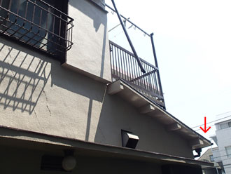 08290003 匝瑳市 竪樋の元の位置