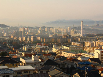 屋根のある景色