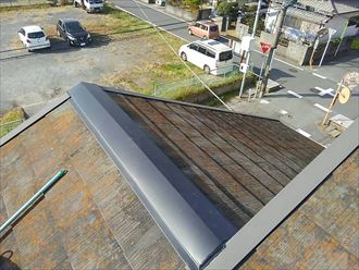 千葉市若葉区 棟板金工事完了