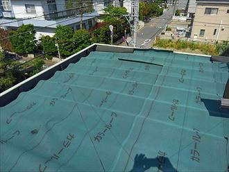 習志野市 防水紙の設置