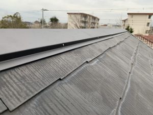 棟板金交換工事完工