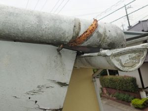 取り付け金具の劣化