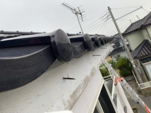 飛んでしまった雨樋