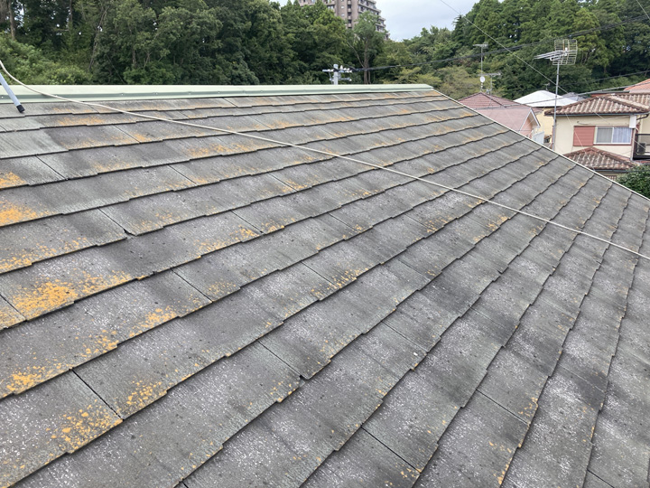 市原市大厩にて経年劣化によるスレート屋根の調査 屋根カバー工事をご提案
