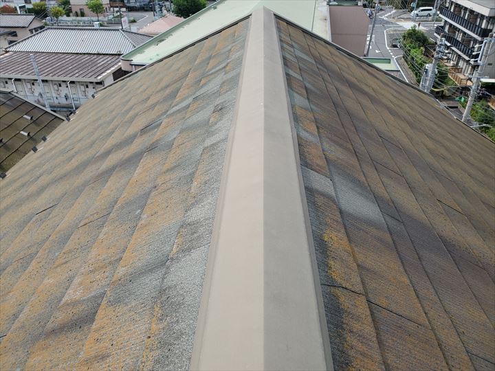 千葉市若葉区にてスレート屋根調査