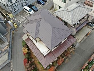 千葉市中央区にて行った屋根葺き替え工事が完了
