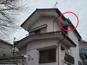 千葉市中央区にて令和元年房総半島台風の影響で瓦が飛散