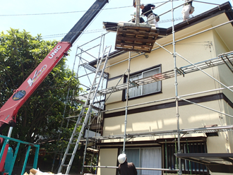 カラーベストは施工性に優れています