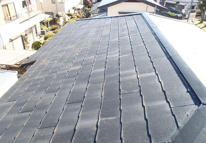 築30年雨漏りが発生したスレート屋根