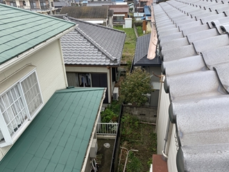 雨樋の落下調査