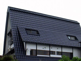 傾斜のある屋根