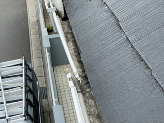 破損した雨樋