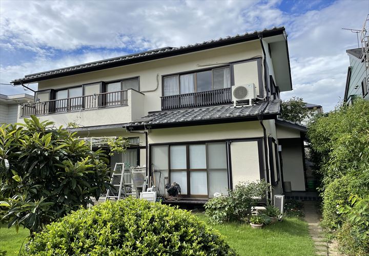 柏市東山で築36年になり瓦屋根の点検をご依頼いただきました