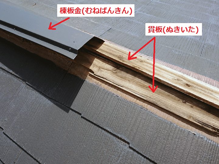 柏市増尾にて棟板金調査で雨漏りお恐れがある施工が気になりました