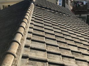 セメント瓦の屋根調査