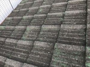 屋根表面の劣化