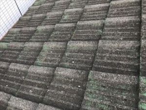屋根表面の劣化