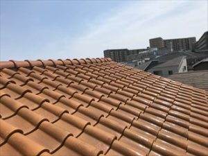 洋風瓦屋根