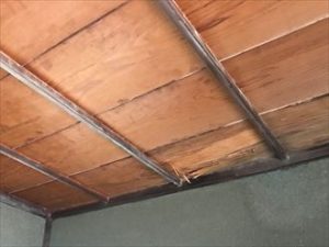 天井からの雨漏り