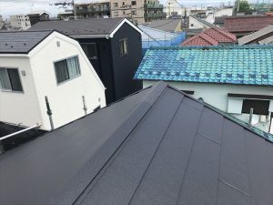 屋根カバー工事の完了