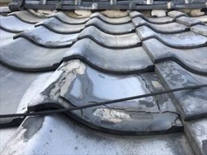 瓦屋根の劣化
