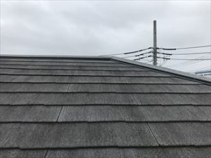 表面剥離が有るスレート屋根