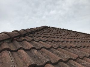 セメント瓦屋根の調査