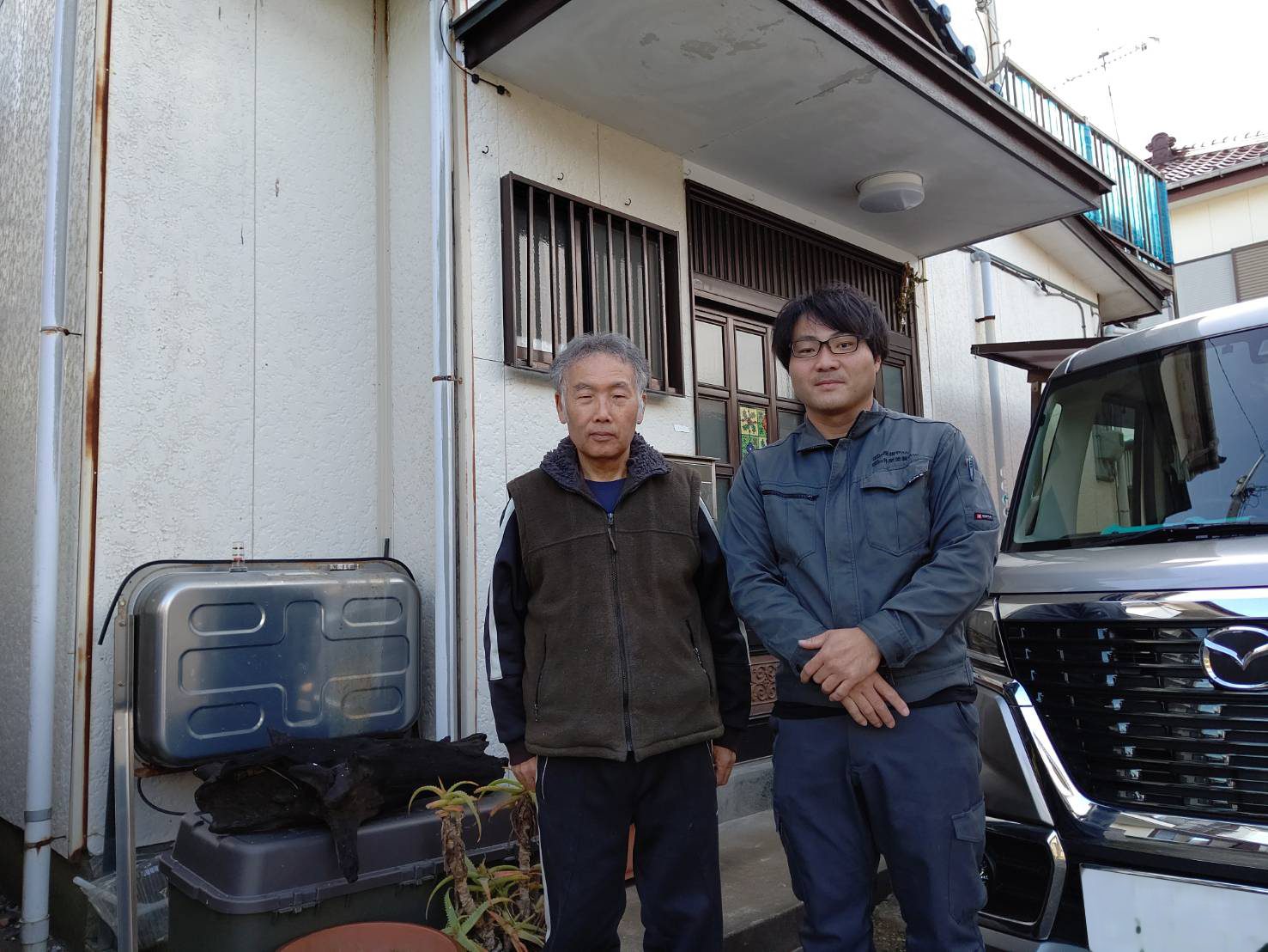 お客様とスタッフの写真