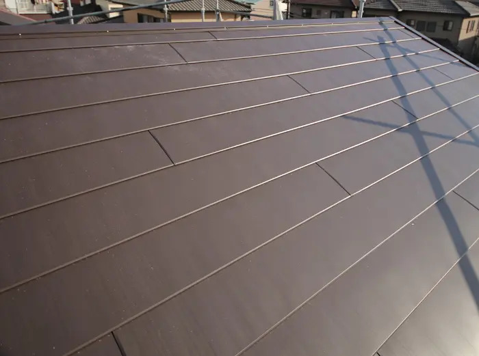 SGL鋼板を使用した屋根