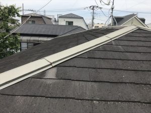 スレート屋根の点検調査