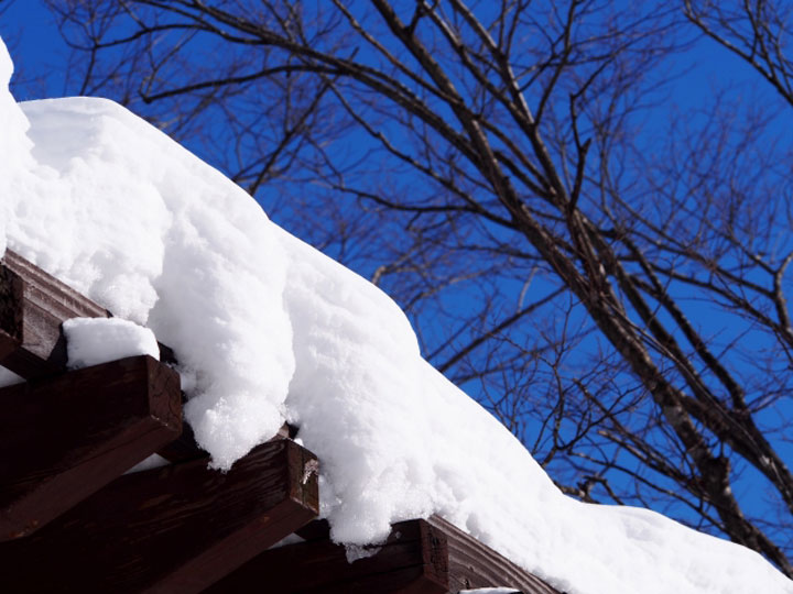 屋根の積雪