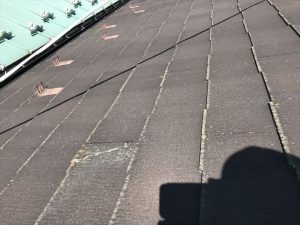 屋根の表面の劣化症状