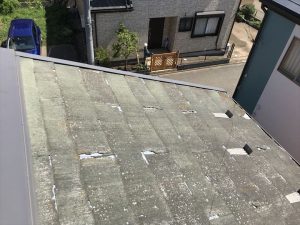 屋根の剥離症状