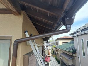 新規樋の設置完了