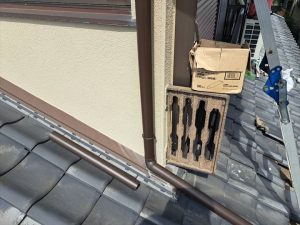 竪樋の交換