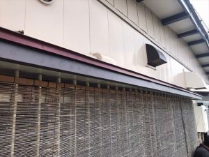 破風板板金カバー施工の完了