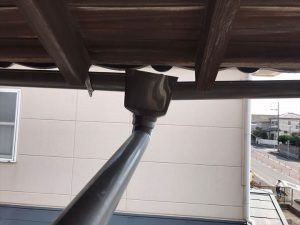 雨樋に傾きが発生