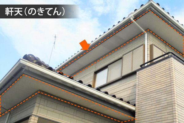 軒天の場所
